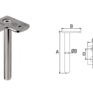 Soporte BF-C Flat 90º