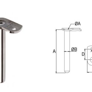 Soporte BF-C R 90º